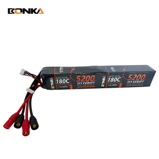 BONKA 5200mAh 180C 12S LiPo Battery for RC Helicopter